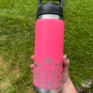 Pink 26 oz yeti rambler